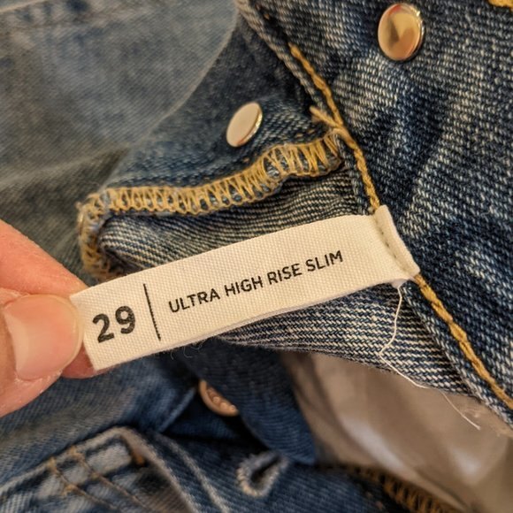 PacSun Distressed Ultra High Waisted Slim Fit Jeans - Picture 11 of 16